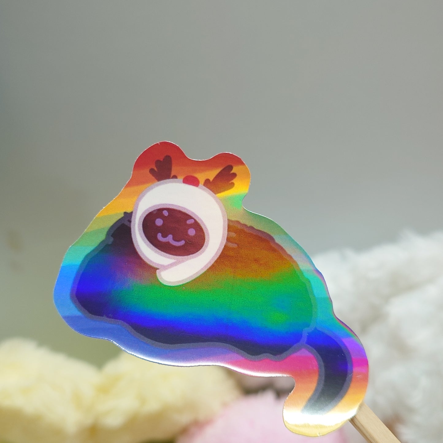 Holographic Reindeer Taro