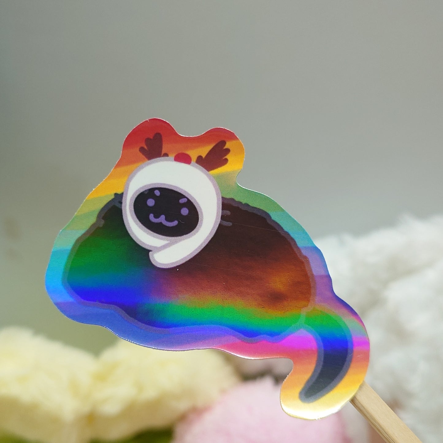 Holographic Reindeer Taro