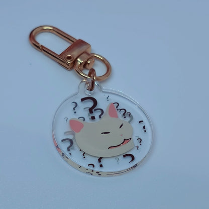 ????? Cat Meme Acrylic Keychain